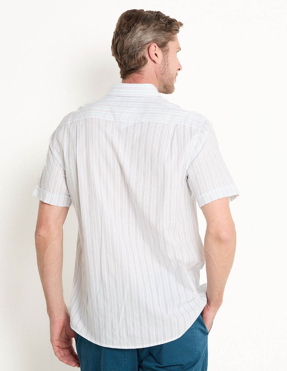 Camisa casual manga corta para hombre 2
