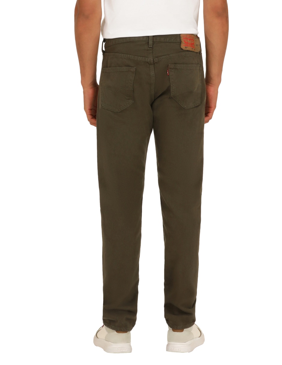 Jeans straight 501 lavado obscuro para hombre 3