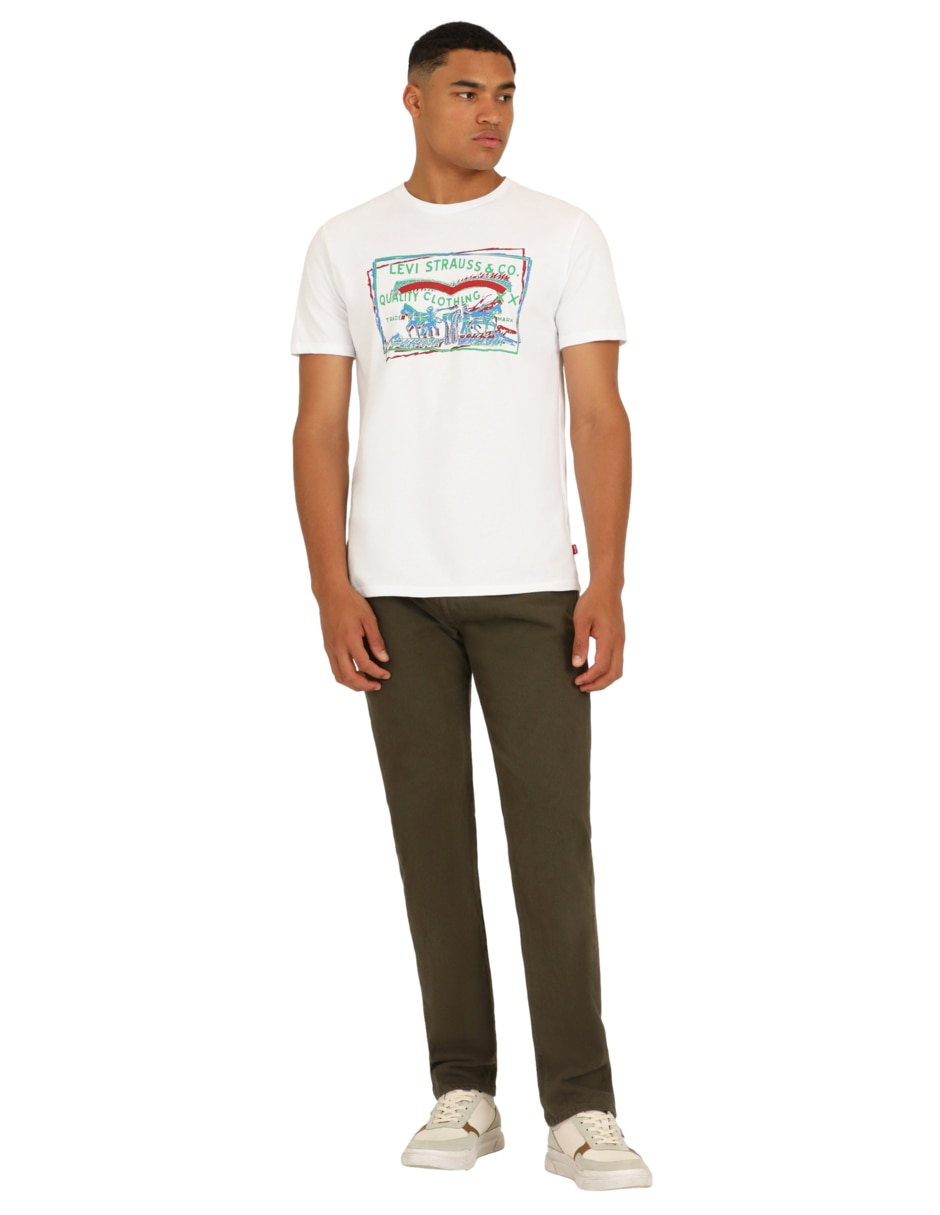 Jeans straight 501 lavado obscuro para hombre 4