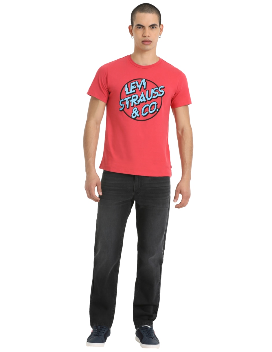 Jeans slim lavado obscuro para hombre 4