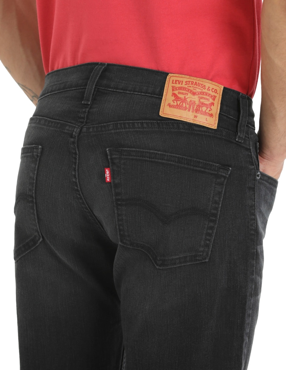 Jeans slim lavado obscuro para hombre 5