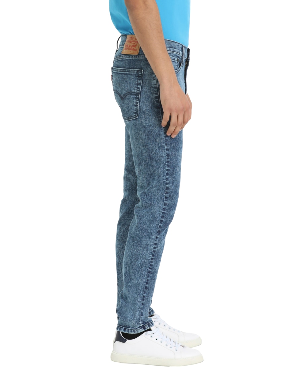 Jeans skinny lavado medio para hombre 2
