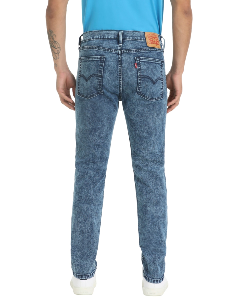 Jeans skinny lavado medio para hombre 3