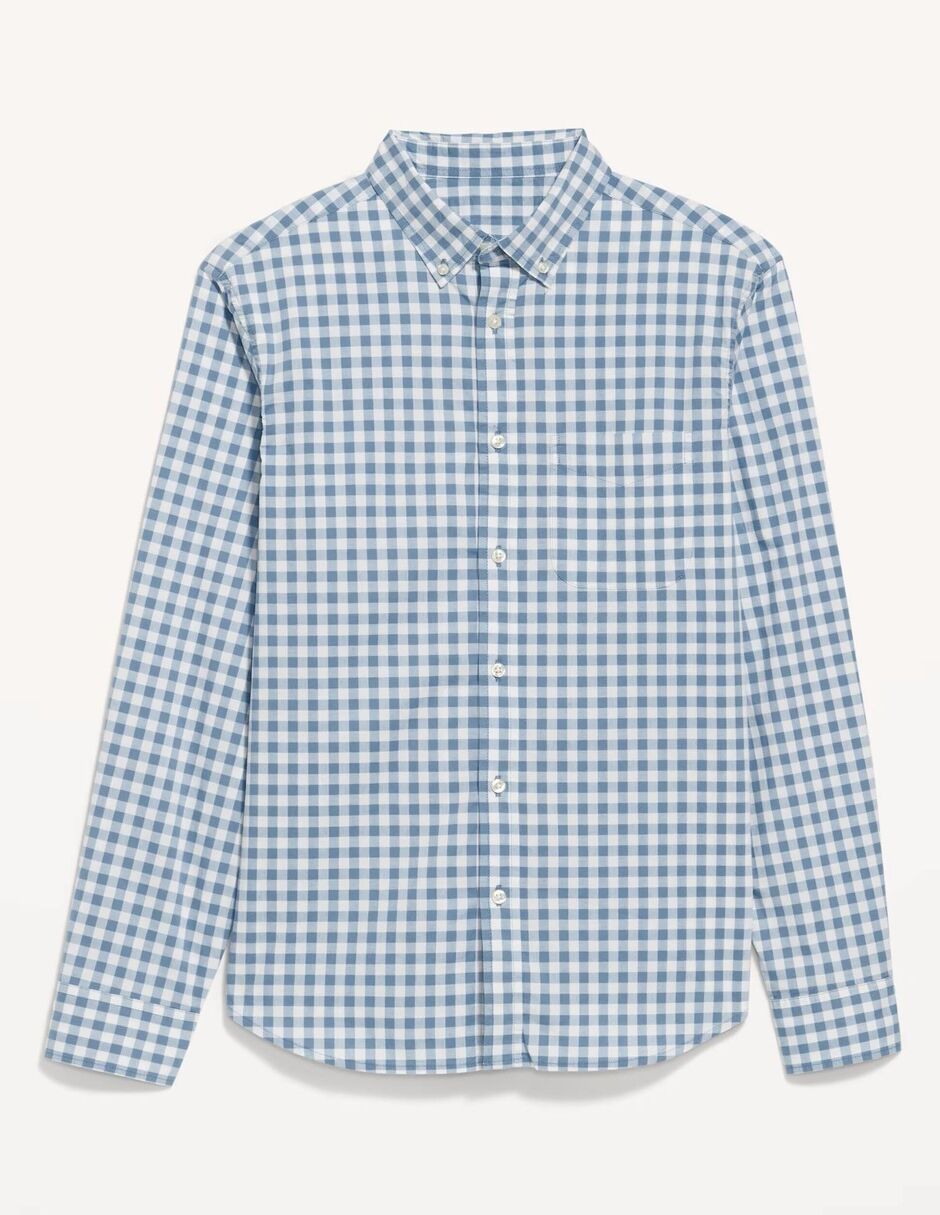 Camisa casual de algodón manga larga para hombre 3