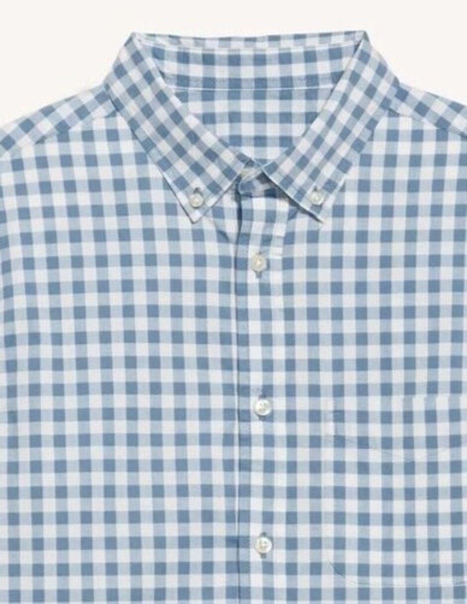 Camisa casual de algodón manga larga para hombre 4