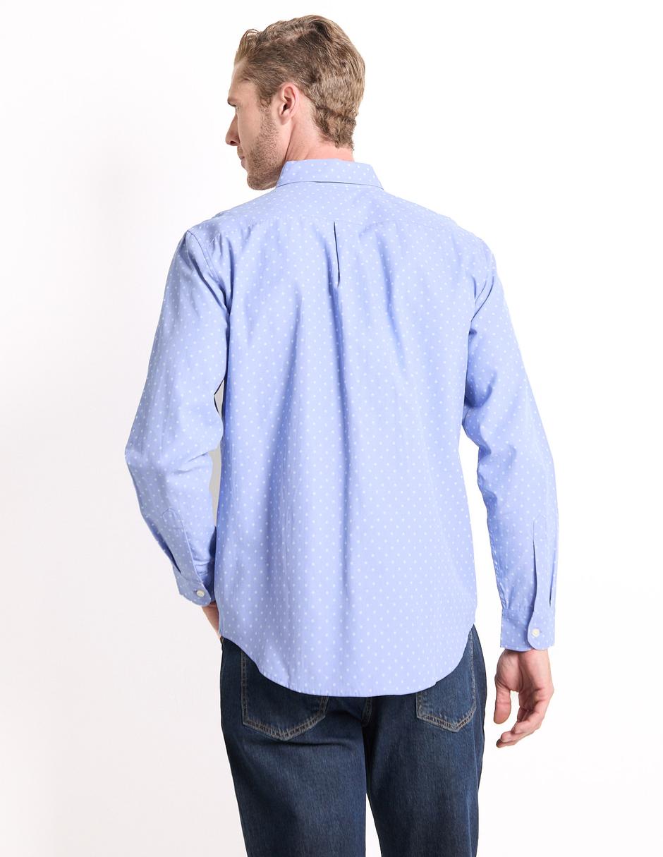 Camisa business casual de algodón manga larga para hombre 2