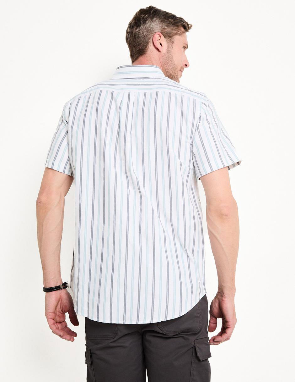 Camisa casual de algodón manga corta para hombre 2