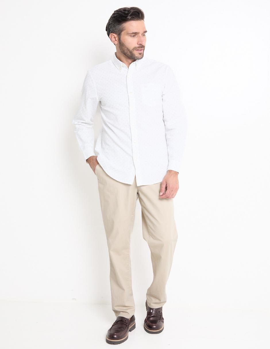 Camisa casual de algodón manga larga para hombre 3