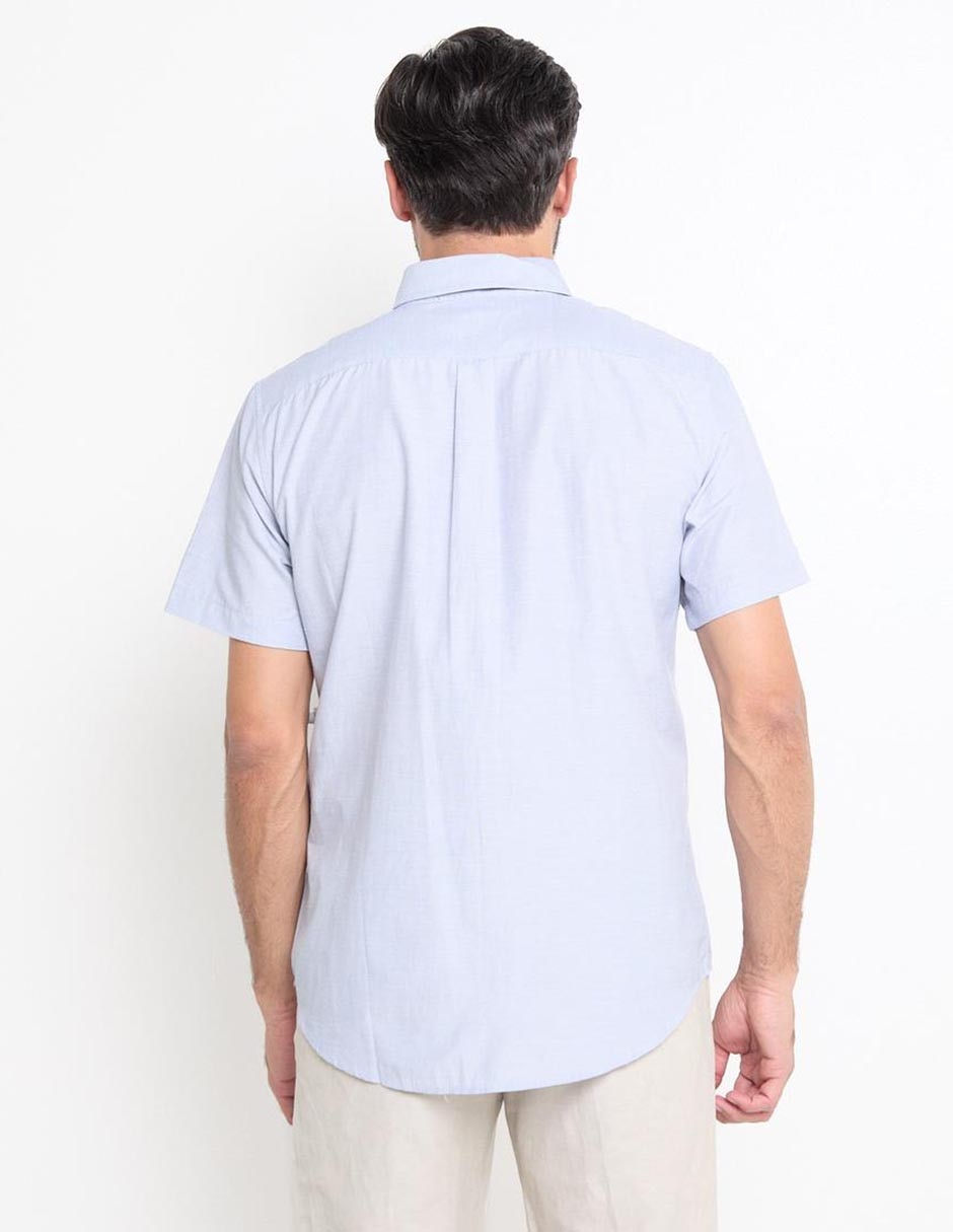 Camisa casual de algodón manga corta para hombre 2