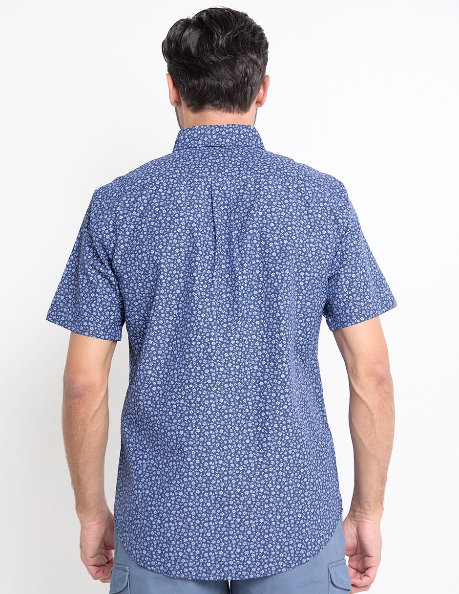 Camisa casual de algodón manga corta para hombre 2