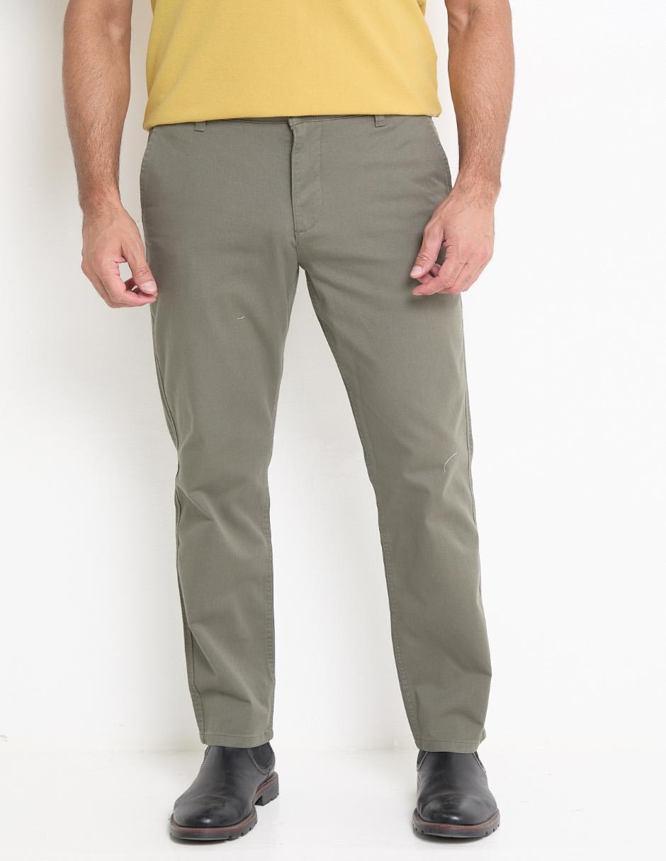 Pantalón recto de algodón para hombre Pantalón recto de algodón para hombre