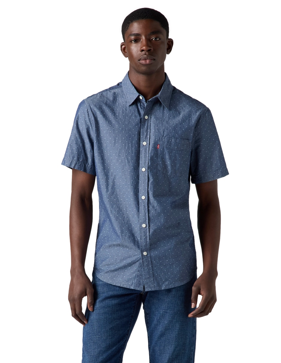 Camisa casual Levi's de algodón manga corta para hombre Camisa casual Levi's de algodón manga corta para hombre