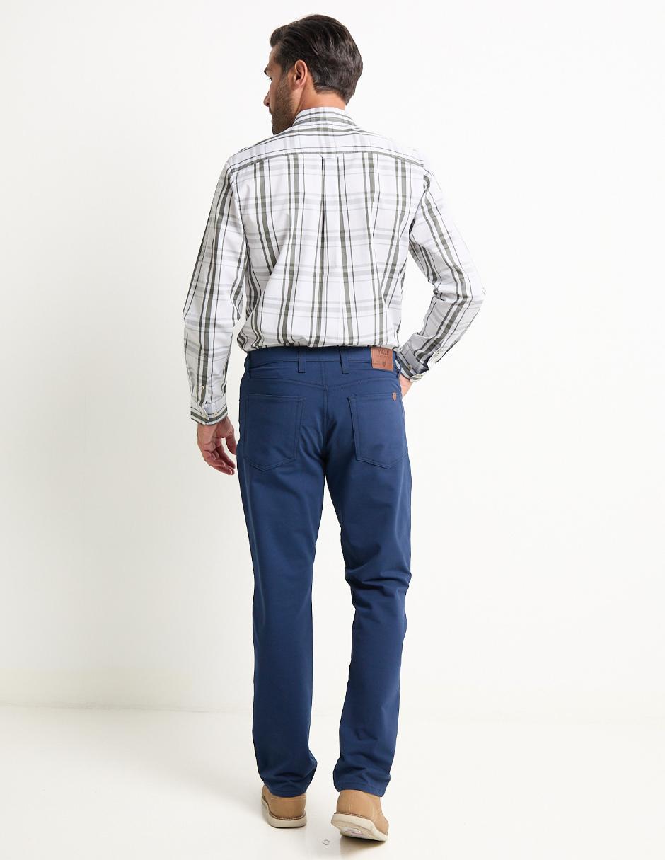 Pantalón slim de algodón para hombre 5