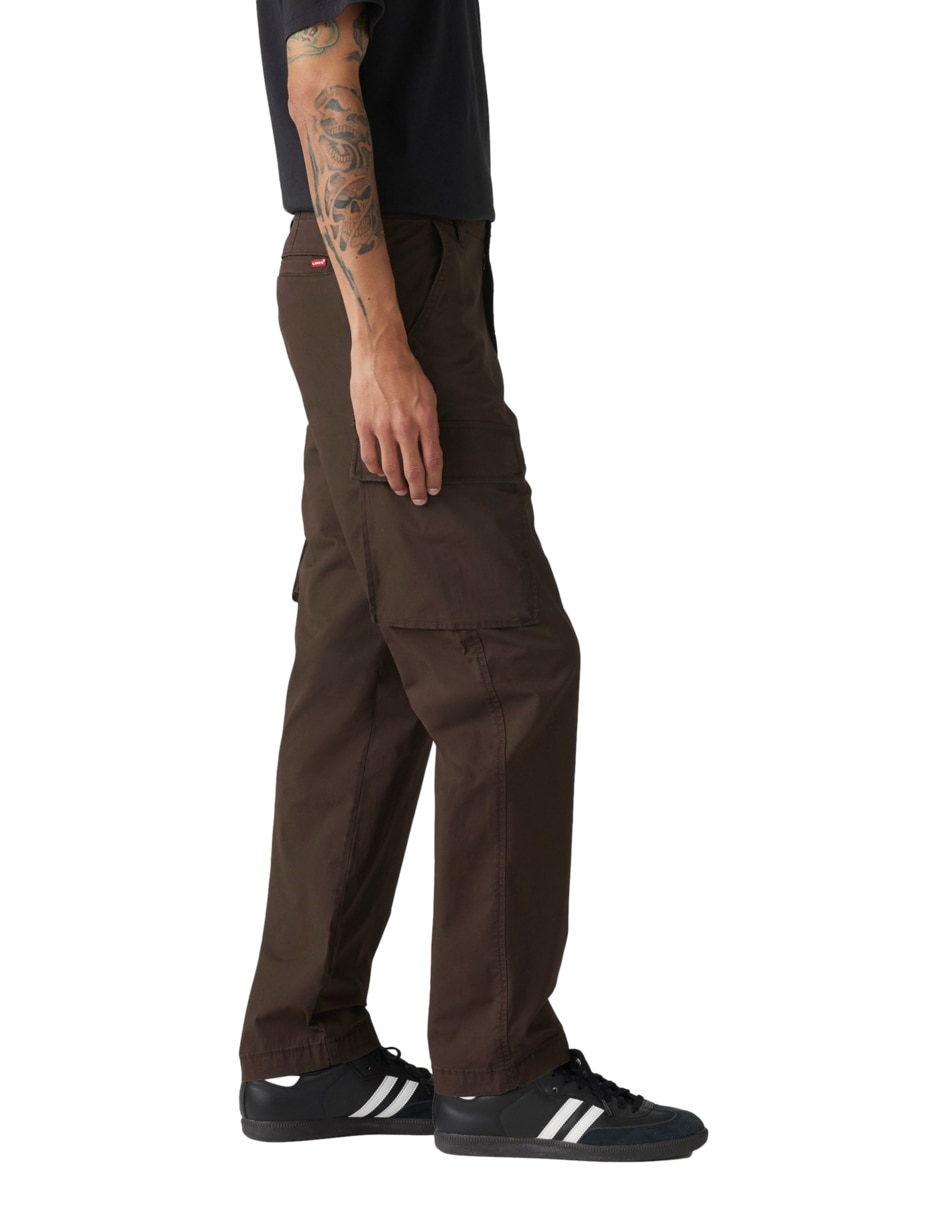 Pantalón cargo straight de algodón para hombre 3