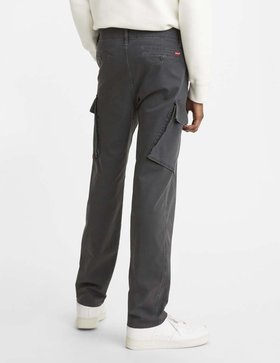 Pantalón cargo straight de algodón para hombre 2