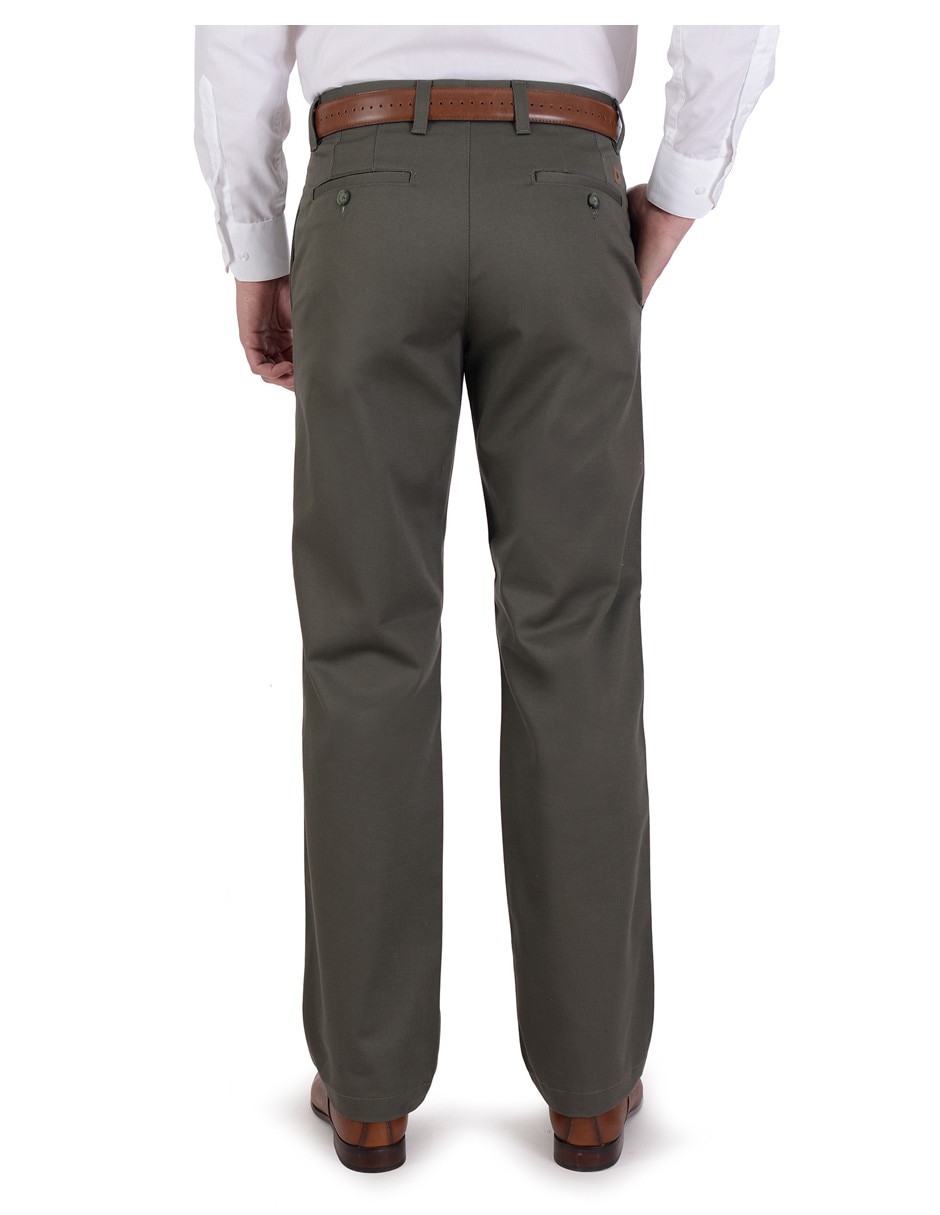 Pantalón regular de algodón para hombre 3