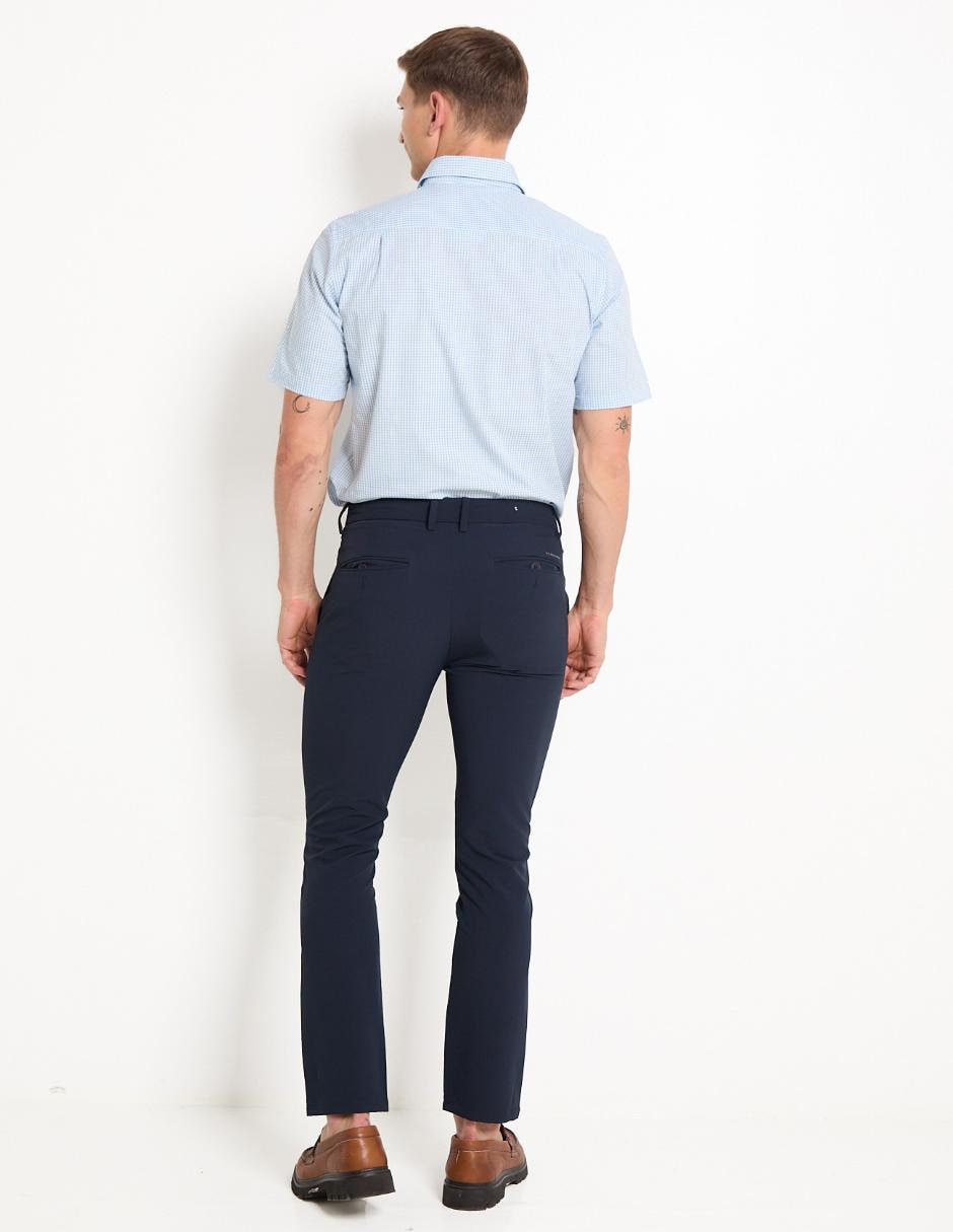 Pantalón chino slim de algodón para hombre 2