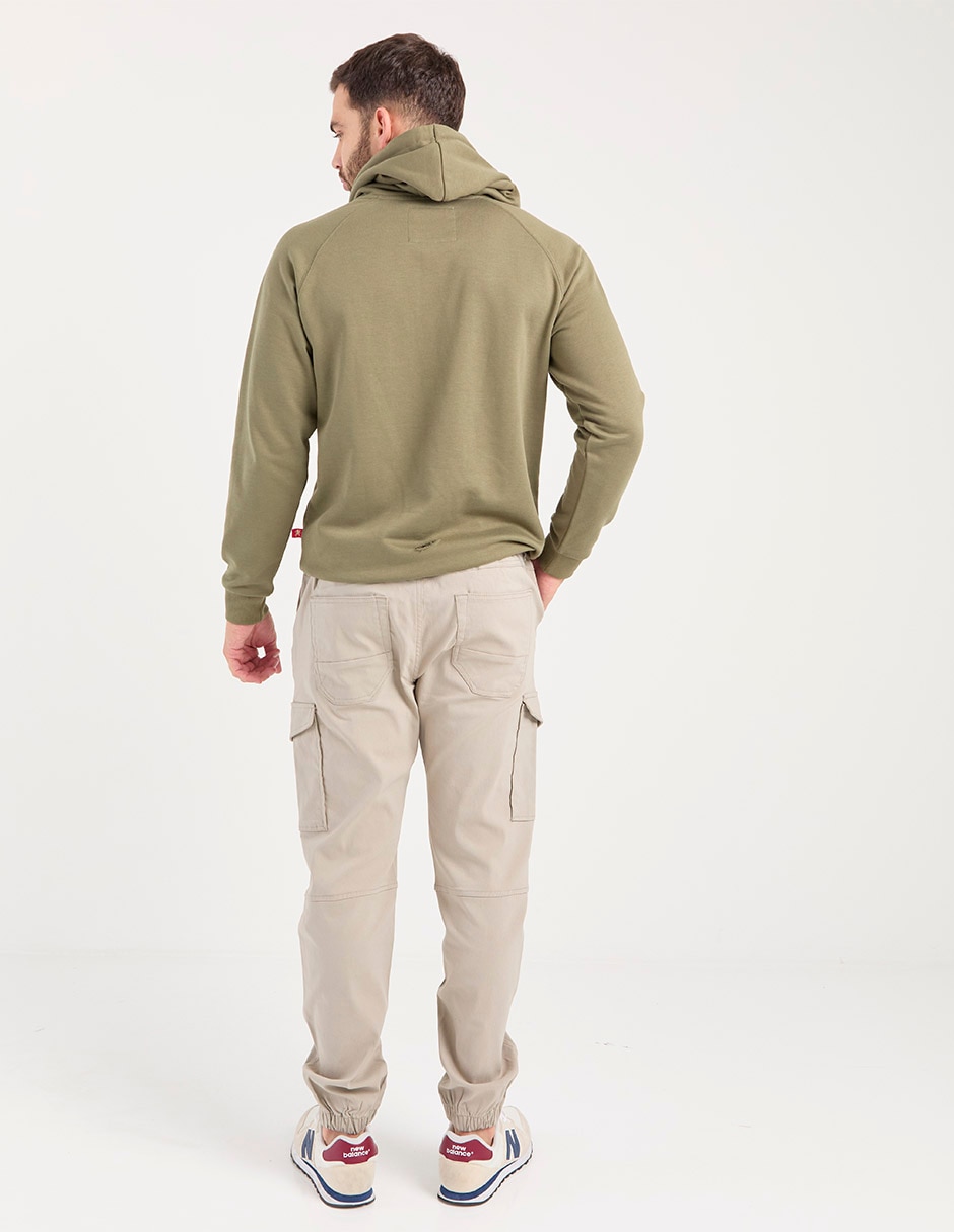 Pantalón cargo recto de algodón para hombre 2