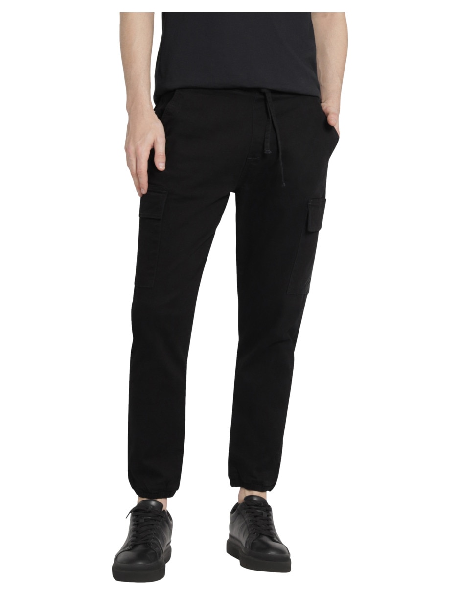Pantalón regular Lee de gabardina para hombre