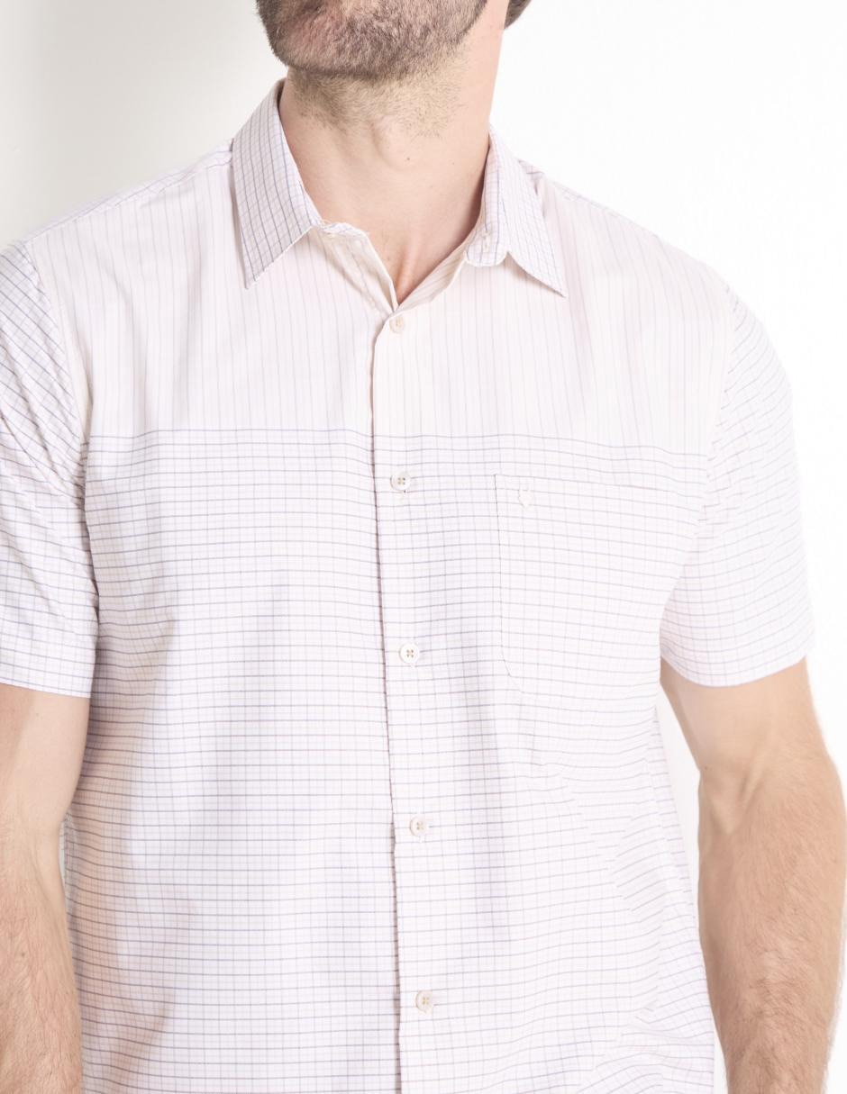 Camisa casual manga corta para hombre 4