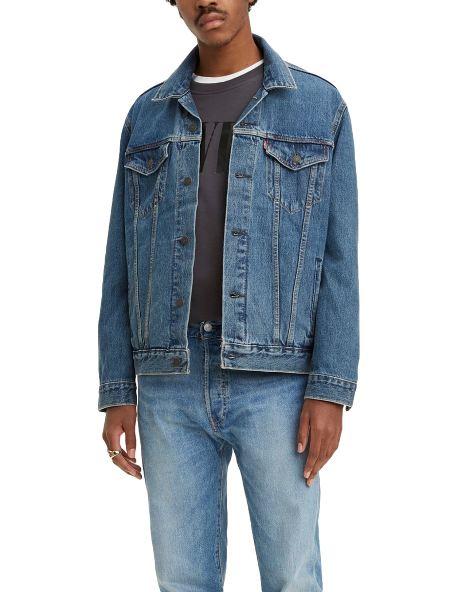 Chamarra denim Levi's de mezclilla para hombre 2