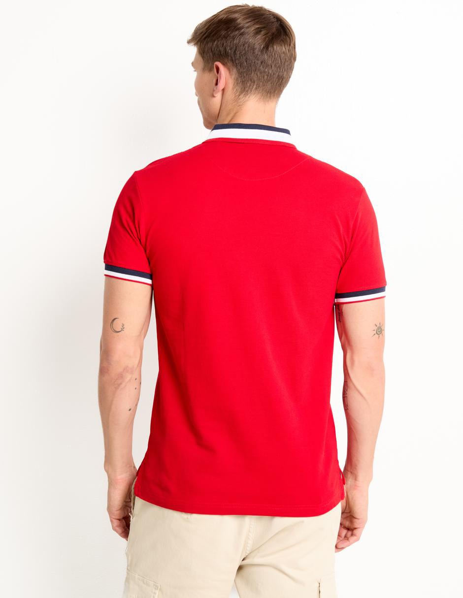 PLAYERA USLPM-57-9893 US POL, CH, ROJO