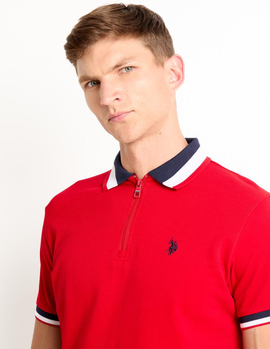 PLAYERA USLPM-57-9893 US POL, CH, ROJO
