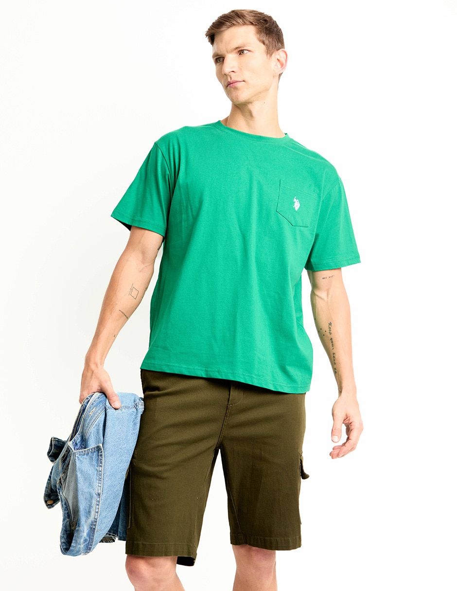Playera cuello redondo para hombre