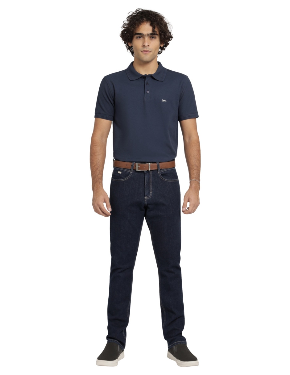 Jeans slim 112373363 lavado rinse para hombre 3