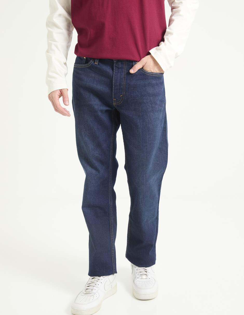 Jeans slim lavado rinse para hombre Jeans slim lavado rinse para hombre