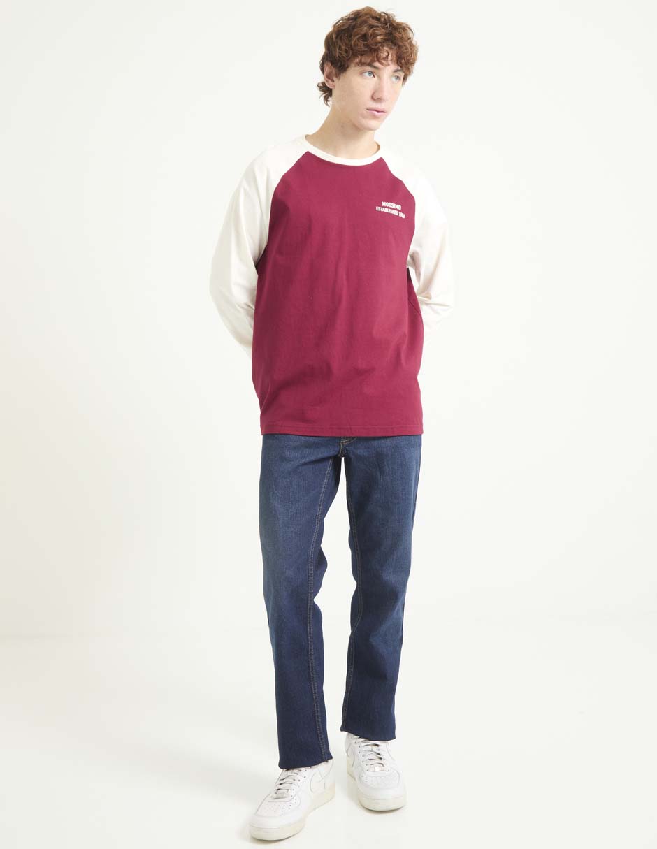 Jeans slim lavado rinse para hombre 3