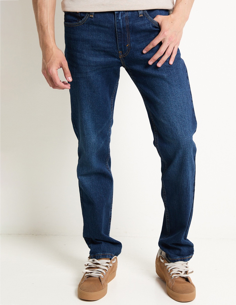 Jeans straight lavado obscuro para hombre Jeans straight lavado obscuro para hombre