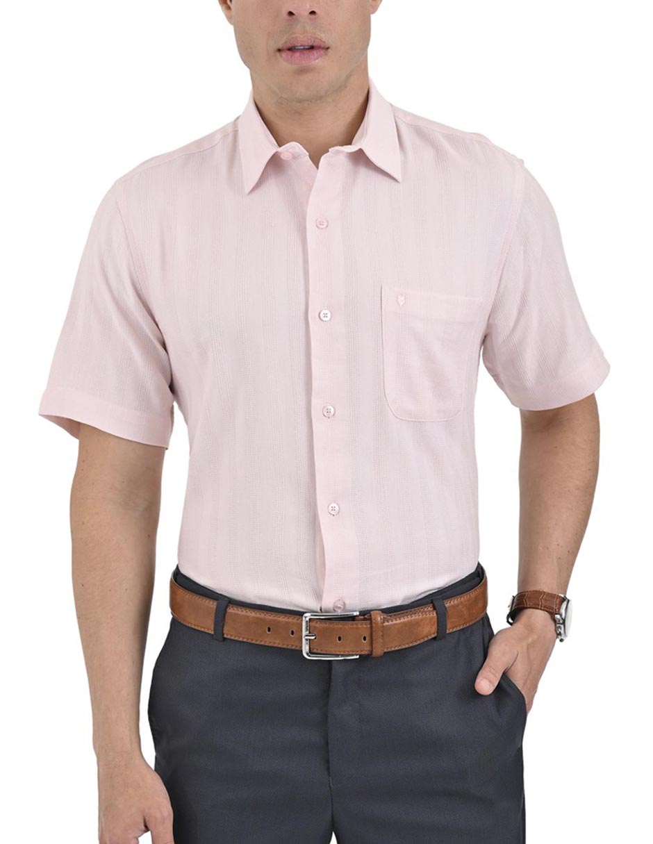 Camisa casual manga corta para hombre