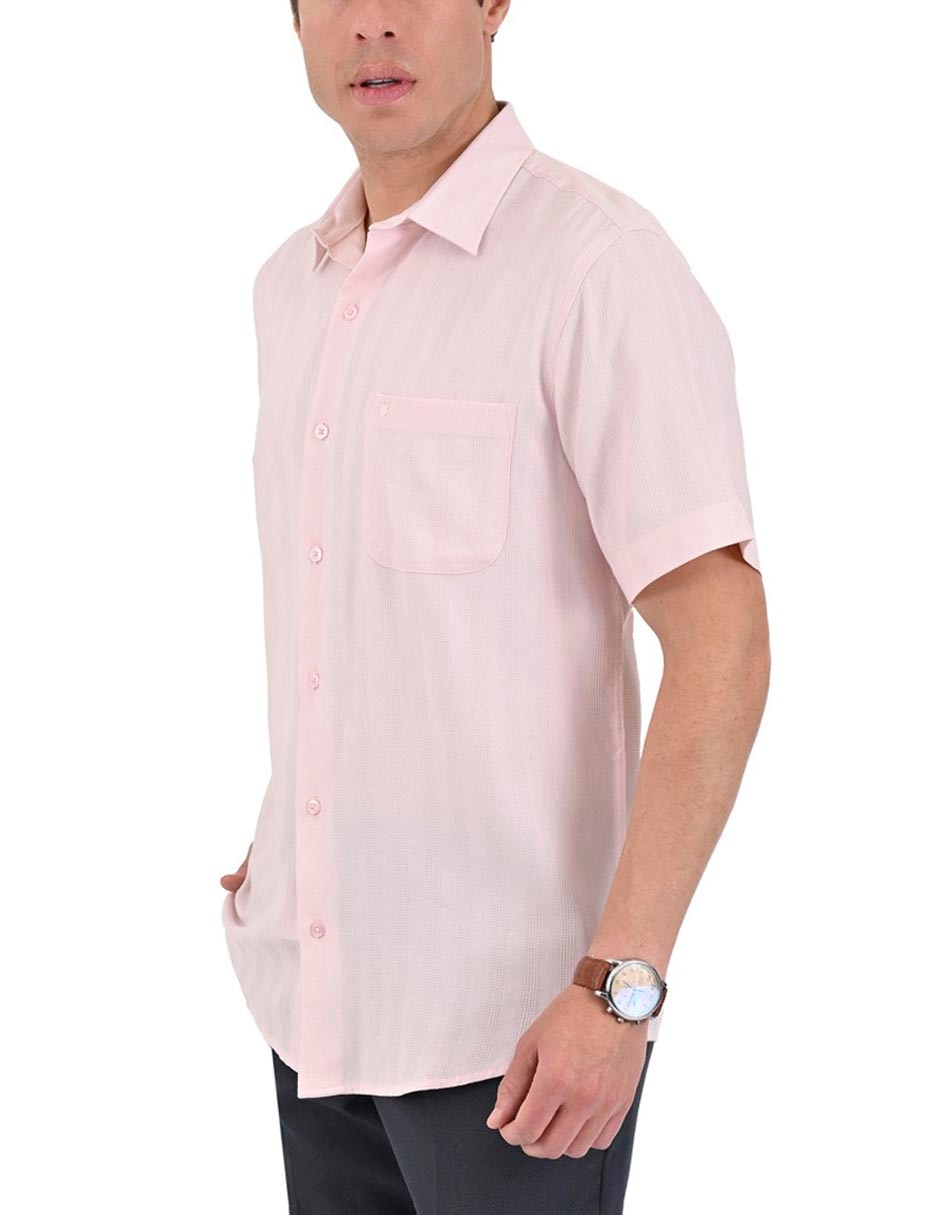 Camisa casual manga corta para hombre 5