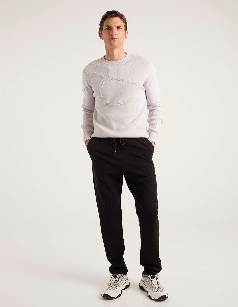 Pantalón casual recto para hombre 3