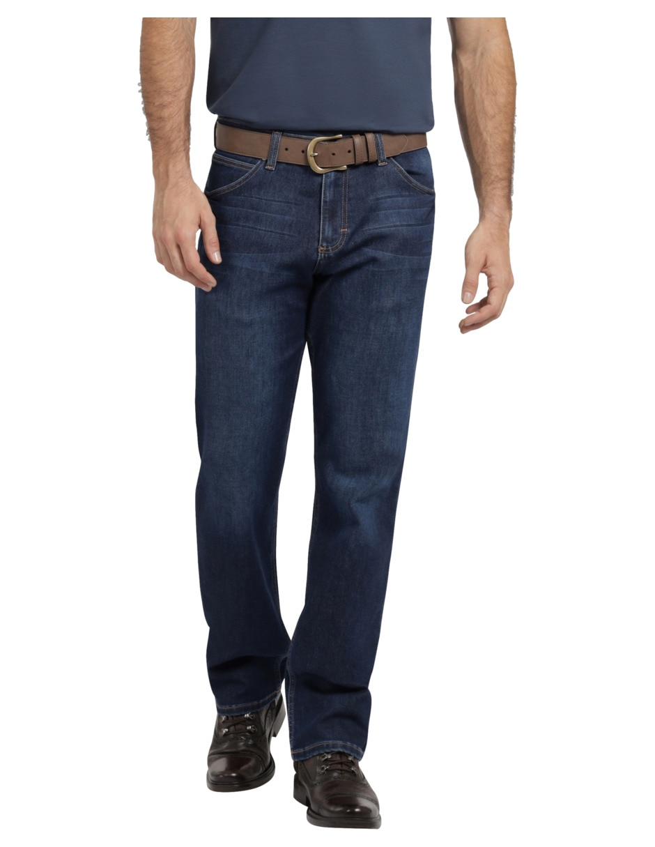 Jeans straight 112378362 lavado stone wash para hombre Jeans straight 112378362 lavado stone wash para hombre
