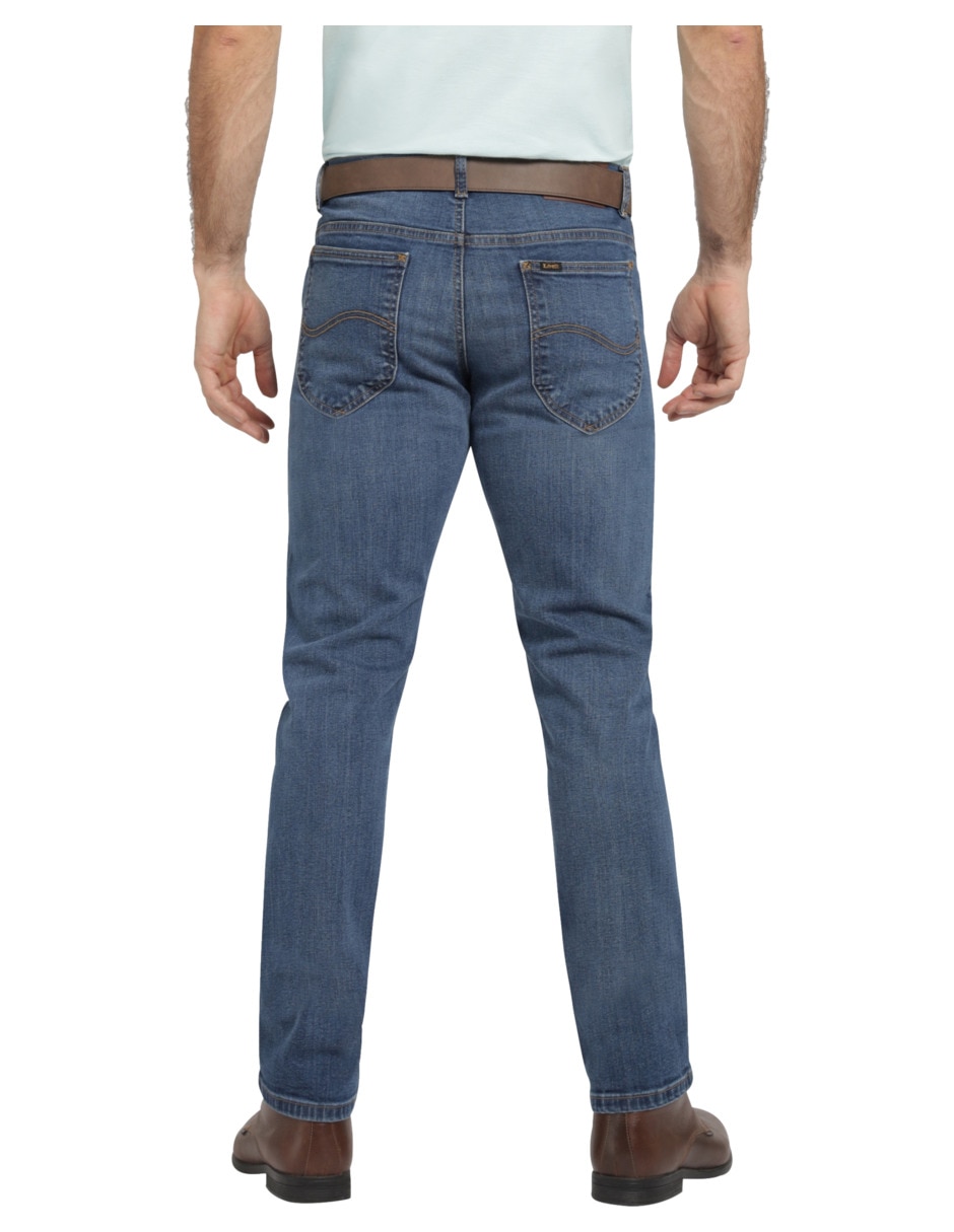 Jeans slim 112378366 lavado whisker para hombre 2
