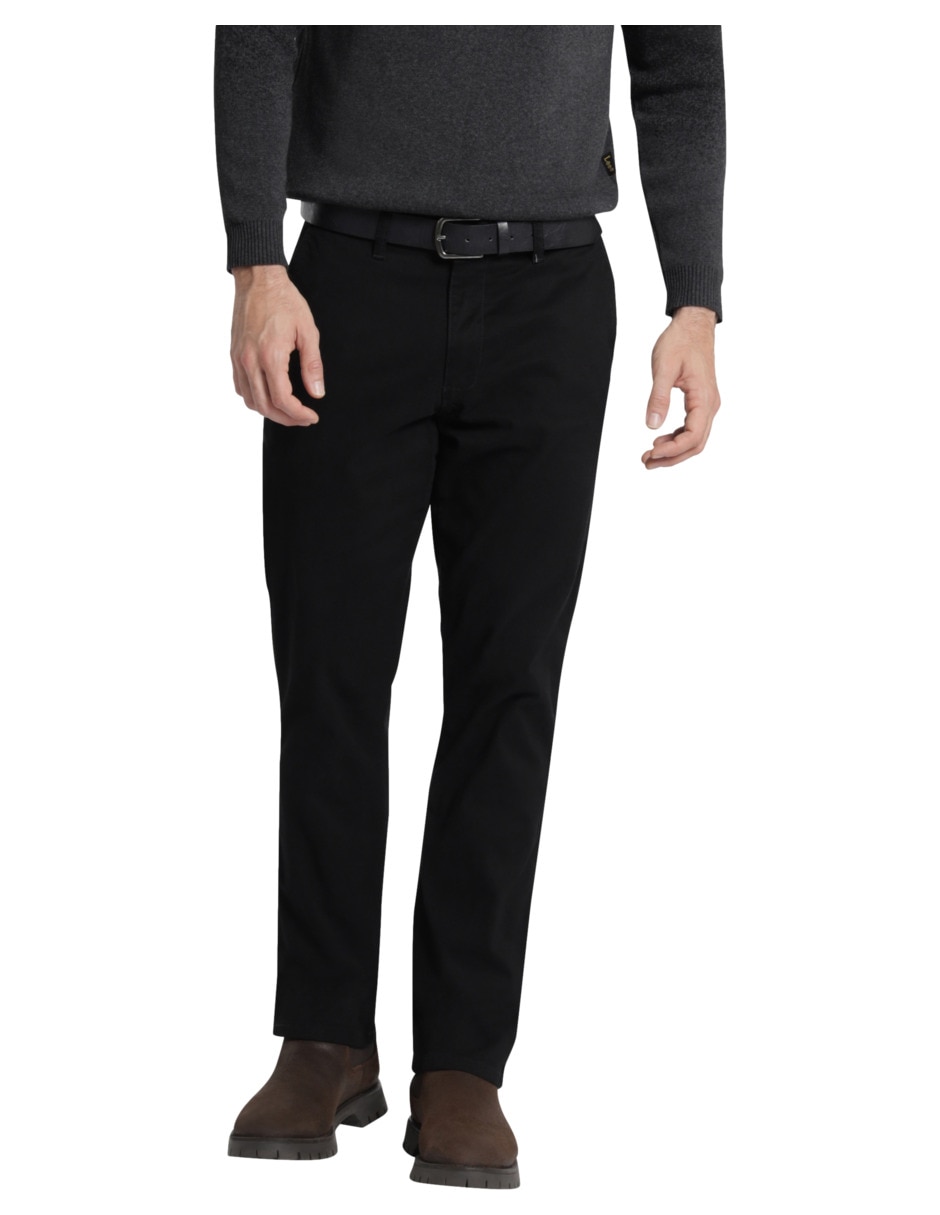 Pantalón chino slim de gabardina para hombre Pantalón chino slim de gabardina para hombre