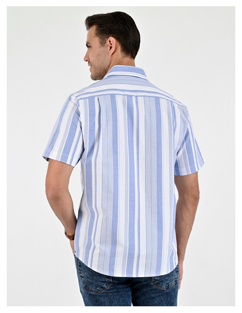 Camisa casual manga corta para hombre 2