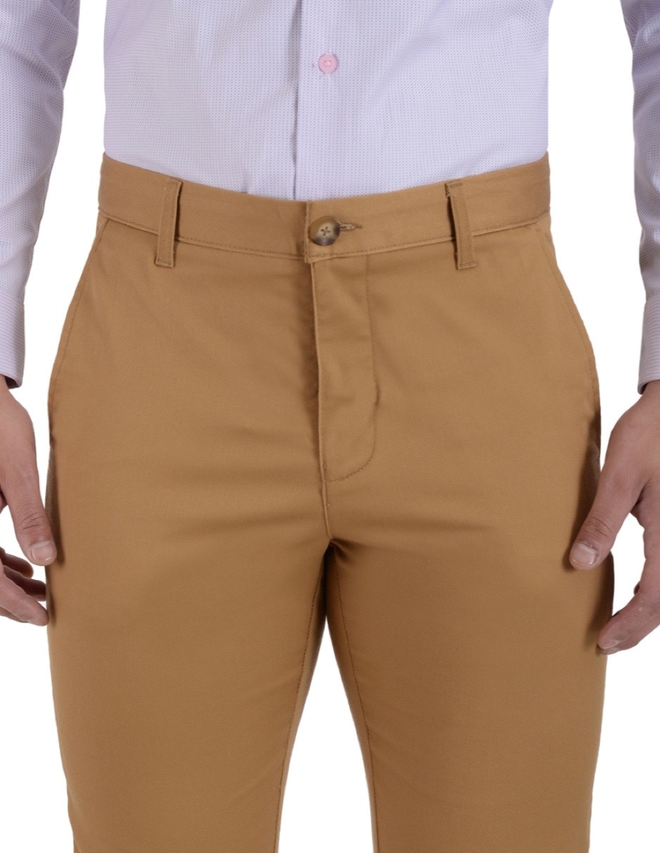 Pantalón slim de algodón para hombre 3