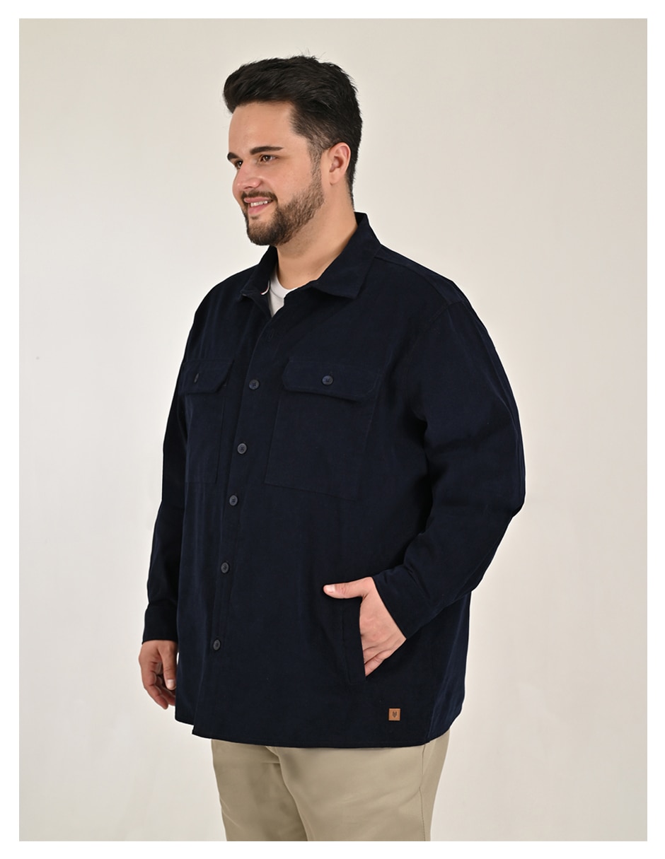 Chamarra casual con bolsillos para hombre 3