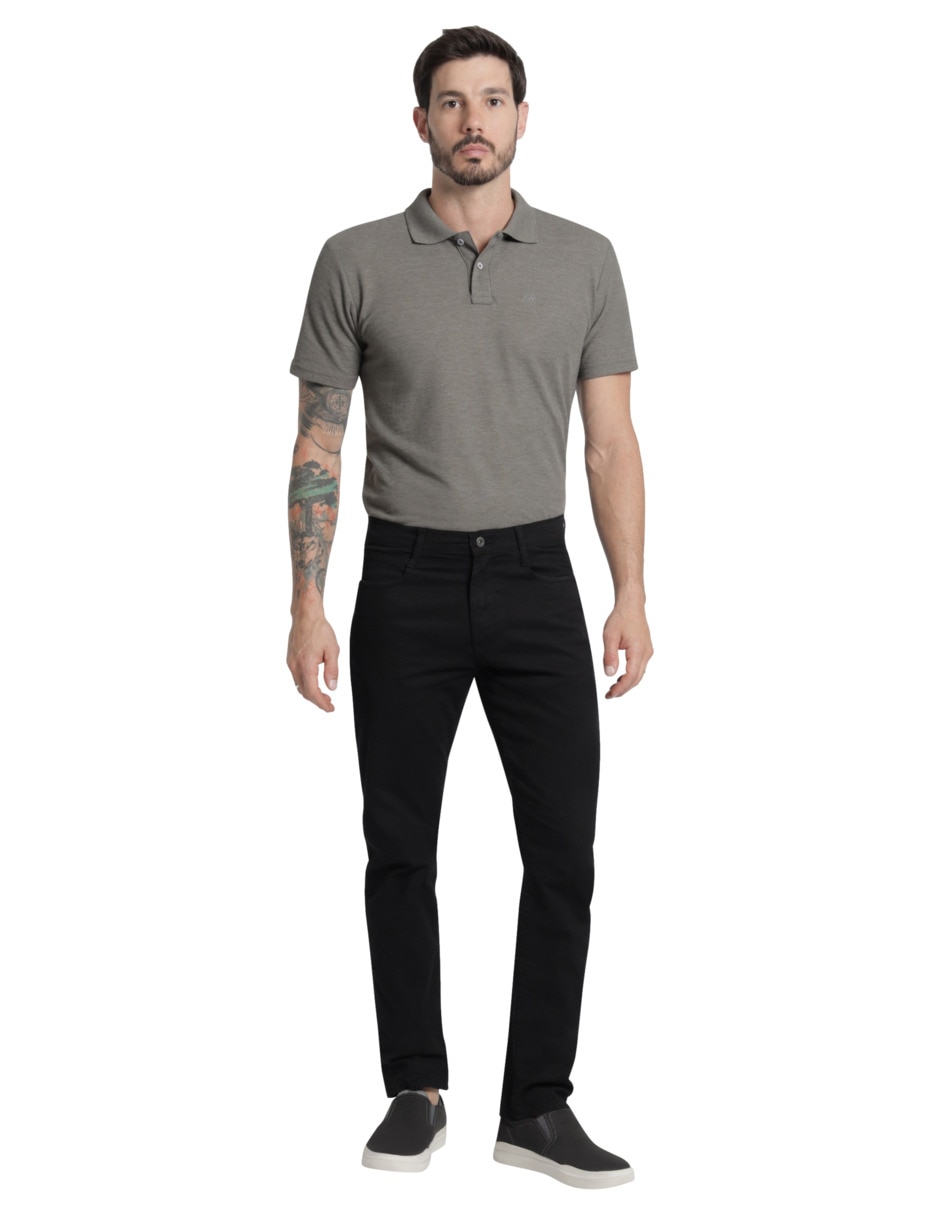 Jeans slim lavado obscuro para hombre 3