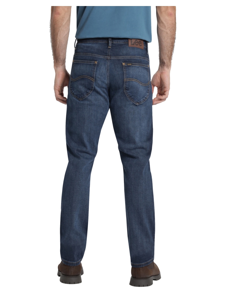 Jeans slim lavado obscuro para hombre 2