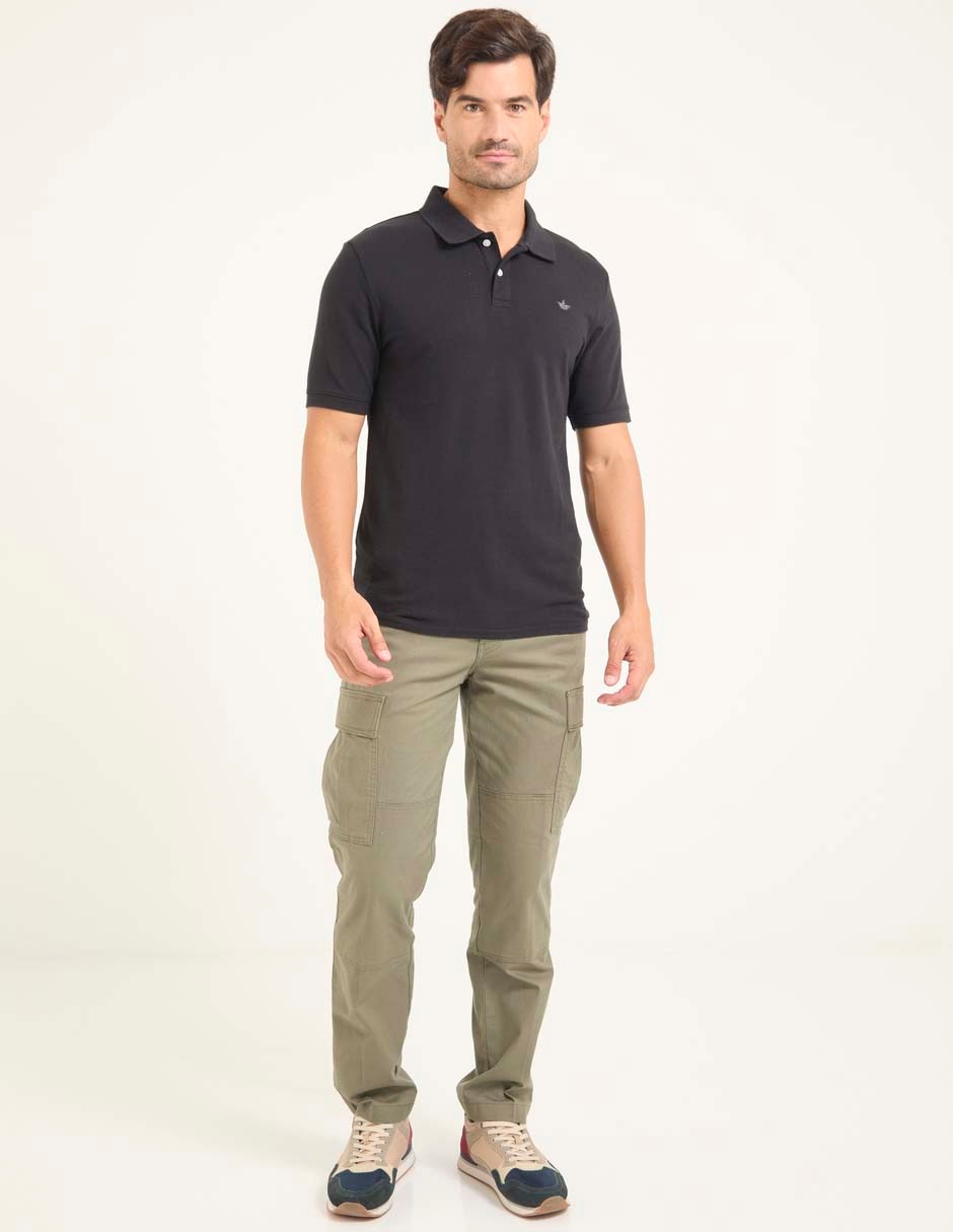 Pantalón cargo recto de algodón para hombre 3