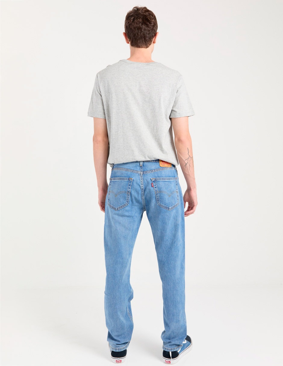 Jeans slim lavado claro para hombre 2