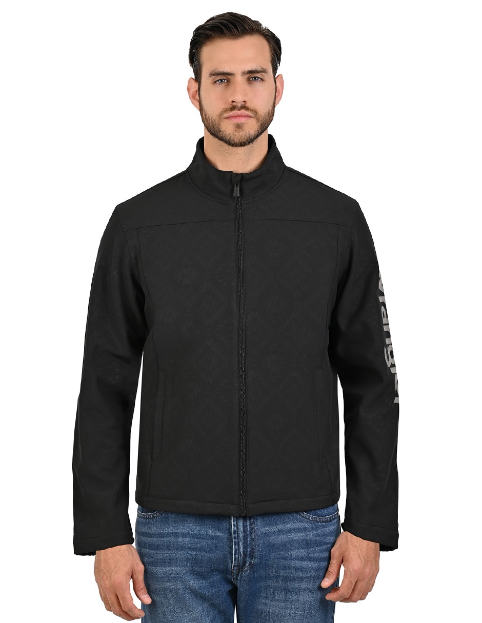 Chamarra casual cuello con cierre para hombre Chamarra casual cuello con cierre para hombre