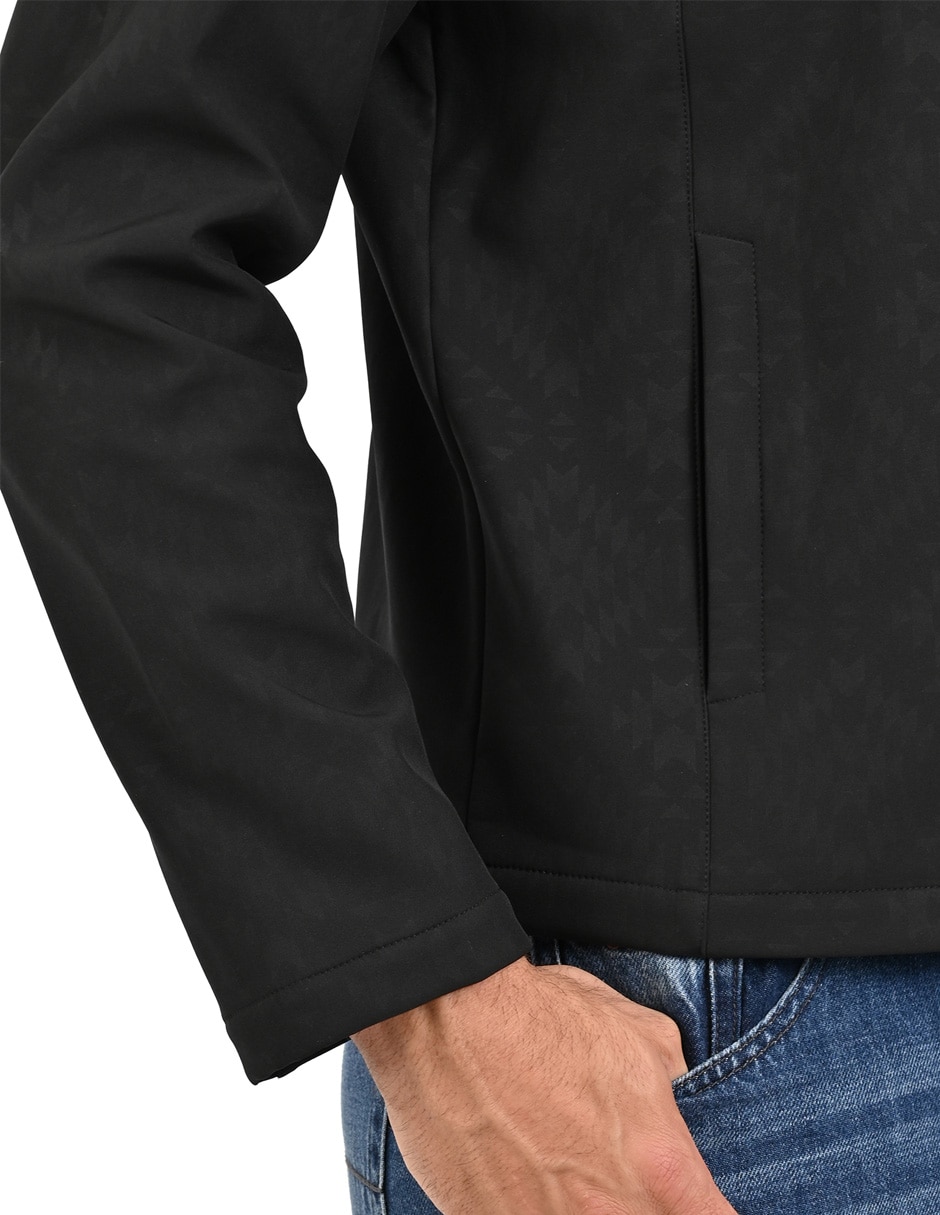 Chamarra casual cuello con cierre para hombre 3