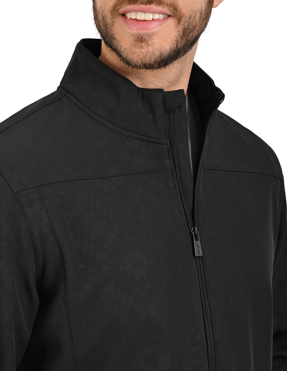Chamarra casual cuello con cierre para hombre 4