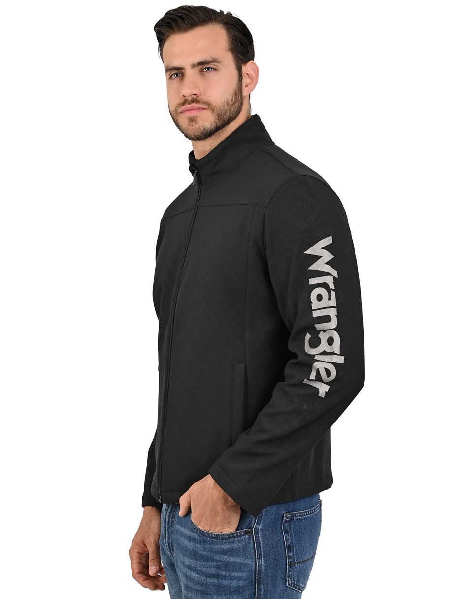 Chamarra casual cuello con cierre para hombre 2