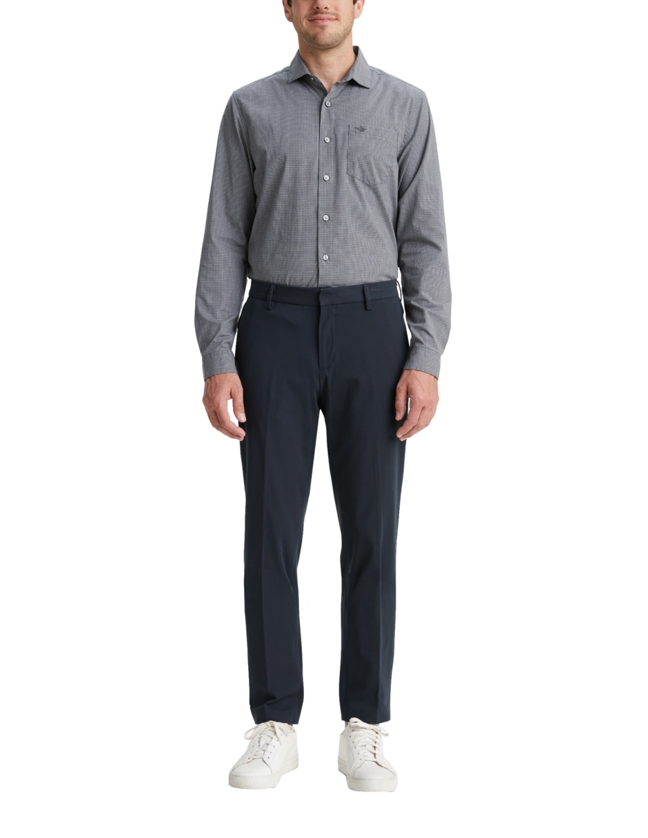 Pantalón slim de algodón para hombre 4